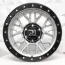 RIN 16X8 6-139.7 R1 SPORT LP125 GREY+BLACK LIP CHROME RIVETS ET-10 CB110