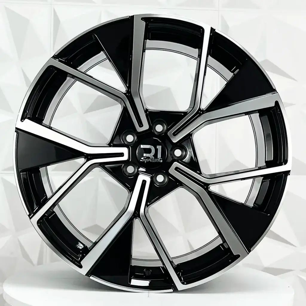 RIN 20X8.5 5-112 R1 SPORT VH2044 BLACK MACHINE FACE ET38 CB57.1
