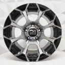 RIN 15X10 5-127 R1 SPORT DX656 BLACK MACHINE FACE ET-45 CB83.1