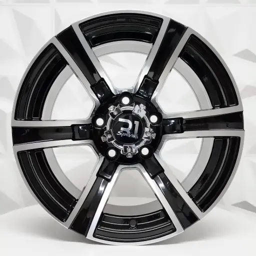 [150639] RIN 15X8 6-139.7 R1 SPORT 5968 BLACK MACHINE FACE ET0 CB108
